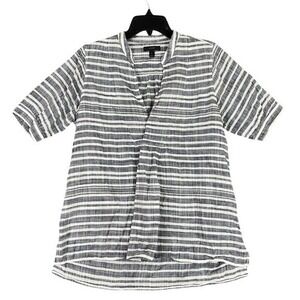 J Crew Cotton Tunic Top Striped Casual Lightweight‎ Chic EverydayWomens S